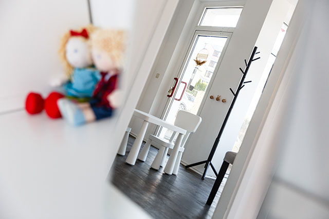 Innenaufnahmen mit Spiegel