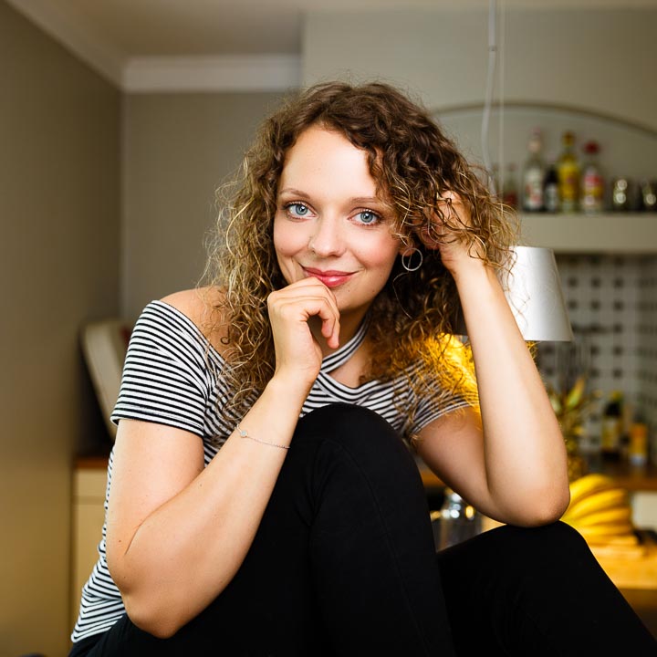 Curly Hair, Young Girl